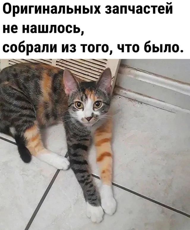 оригинальных запчастей не нашлось собрали из того что было к _