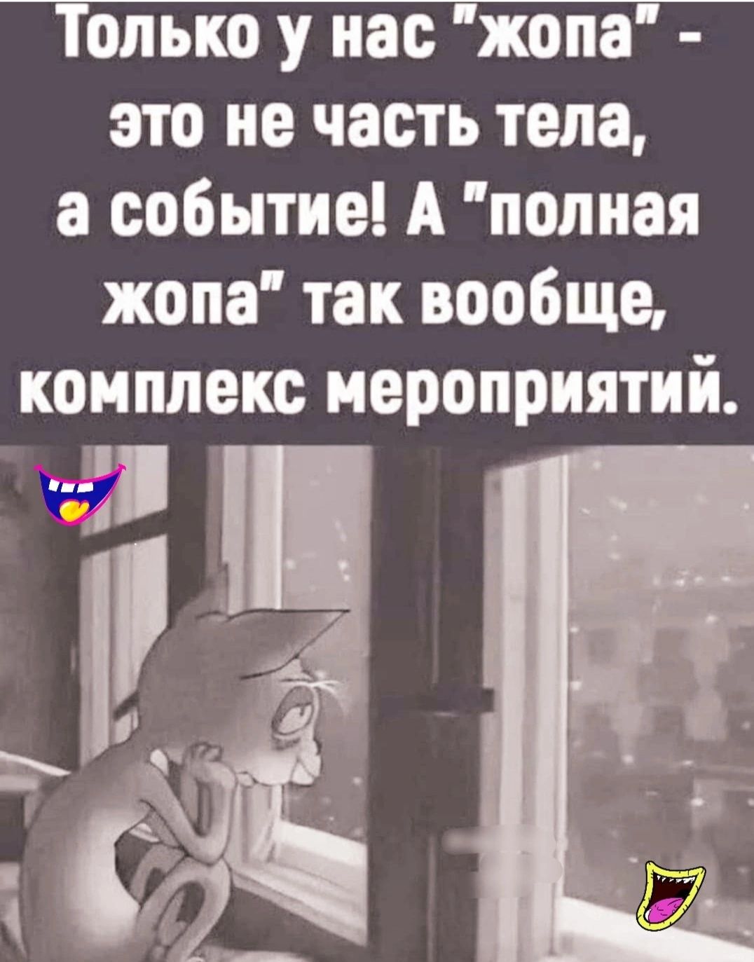 это не часть тела а событие А попная жопа так вообще комплекс мероприятий