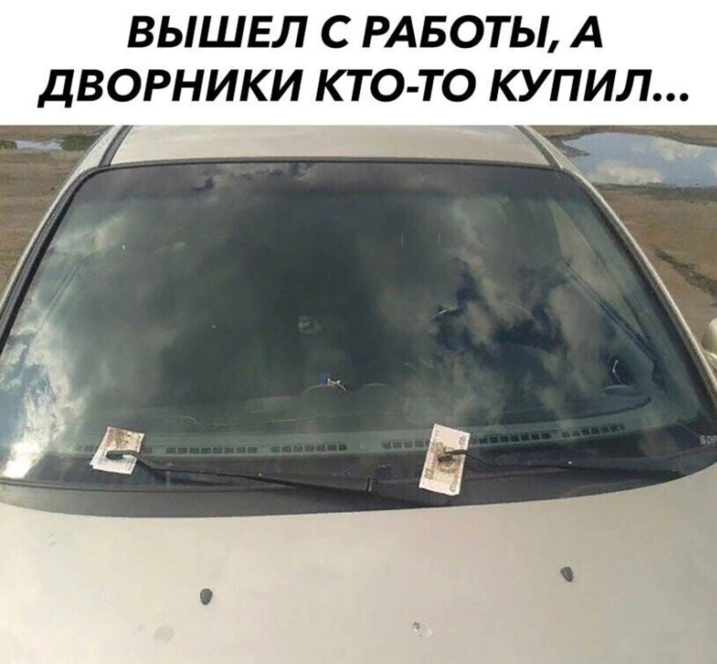 ВЫШЕЛ С РАБОТЫ А ДВОРНИКИ КТО ТО КУПИЛ