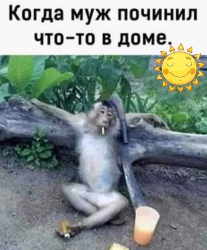 Когда муж починил что то в доме