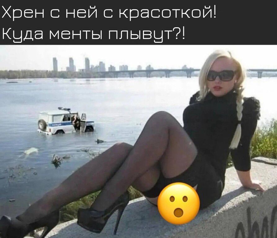 Хрен с ней с красоткой Куда менты плывут