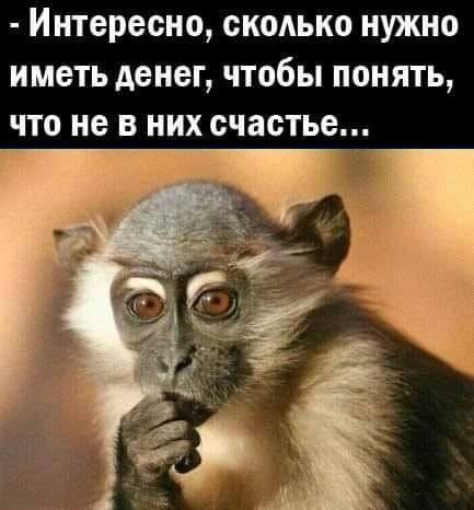 Интересно сколько нужно иметь денег чтобы понять что не в них счастье