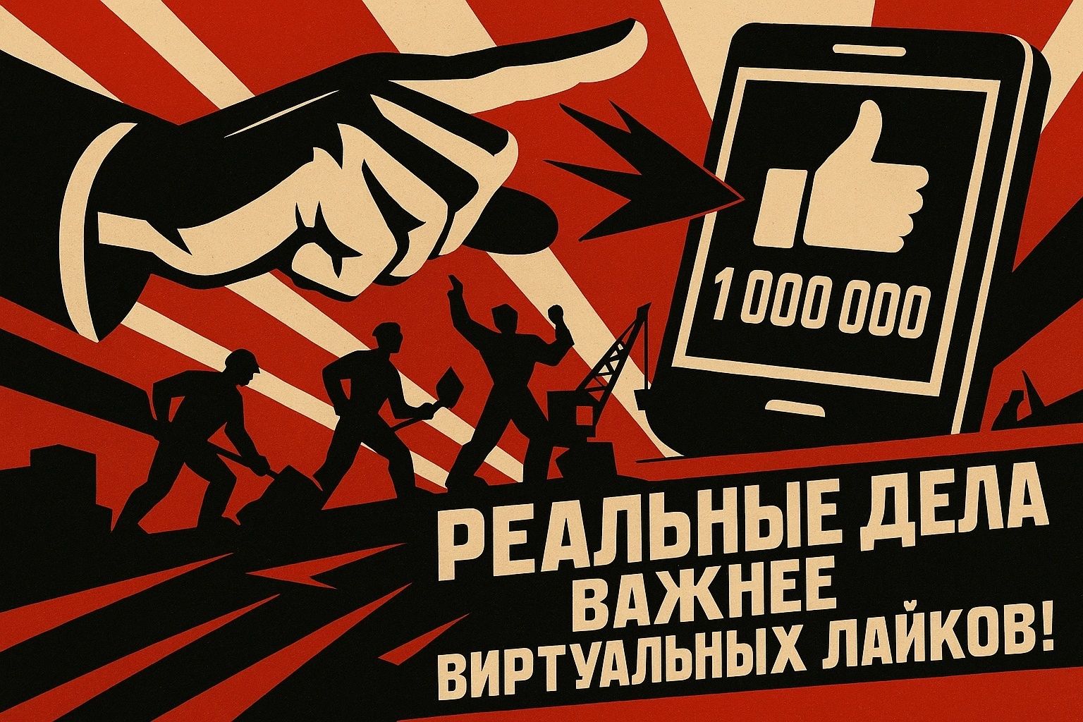 РЕАЛЬНЫЕ ДЕЛА ВАЖНЕЕ ВИРТУАЛЬНЫХ ЛАЙКОВ!