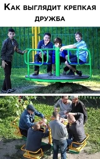 Как выглядит крепкая дружба