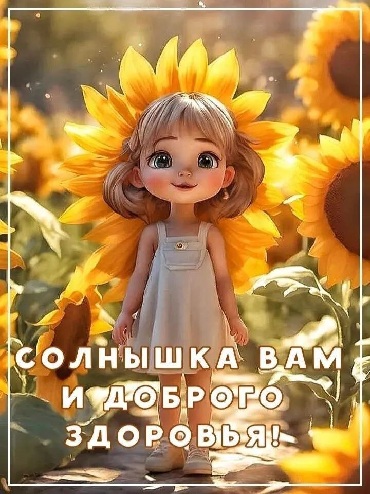 СОЛНЫШКА ВАМ И ДОБРОГО ЗДОРОВЬЯ!