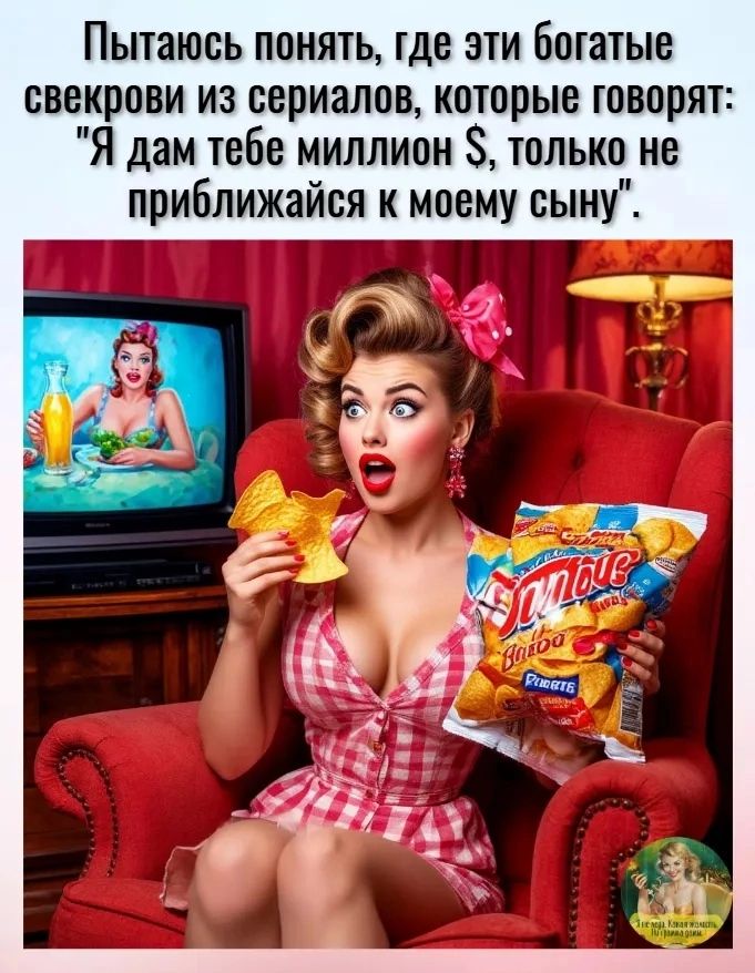 Пытаюсь понять, где эти богатые свекрови из сериалов, которые говорят: 