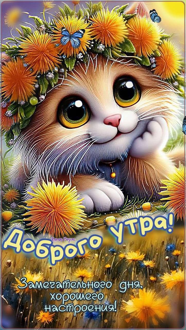 Доброе утро!
Замечательного дня, хорошего настроения!