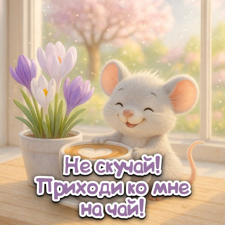 Не скучай! Приходи ко мне на чай!