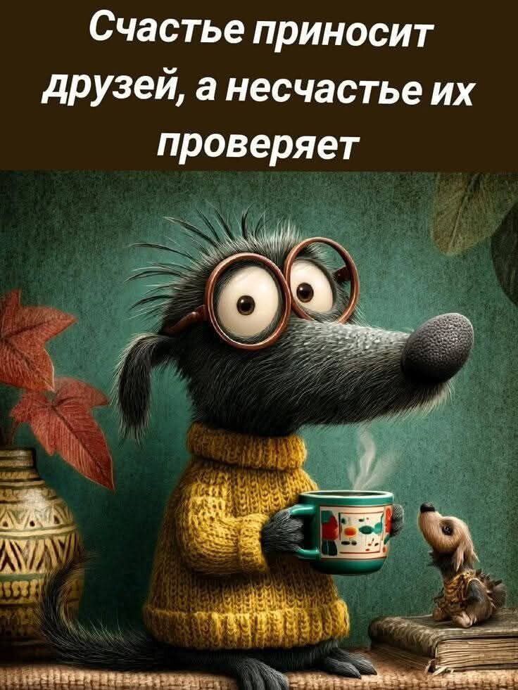 Счастье приносит друзей, а несчастье их проверяет