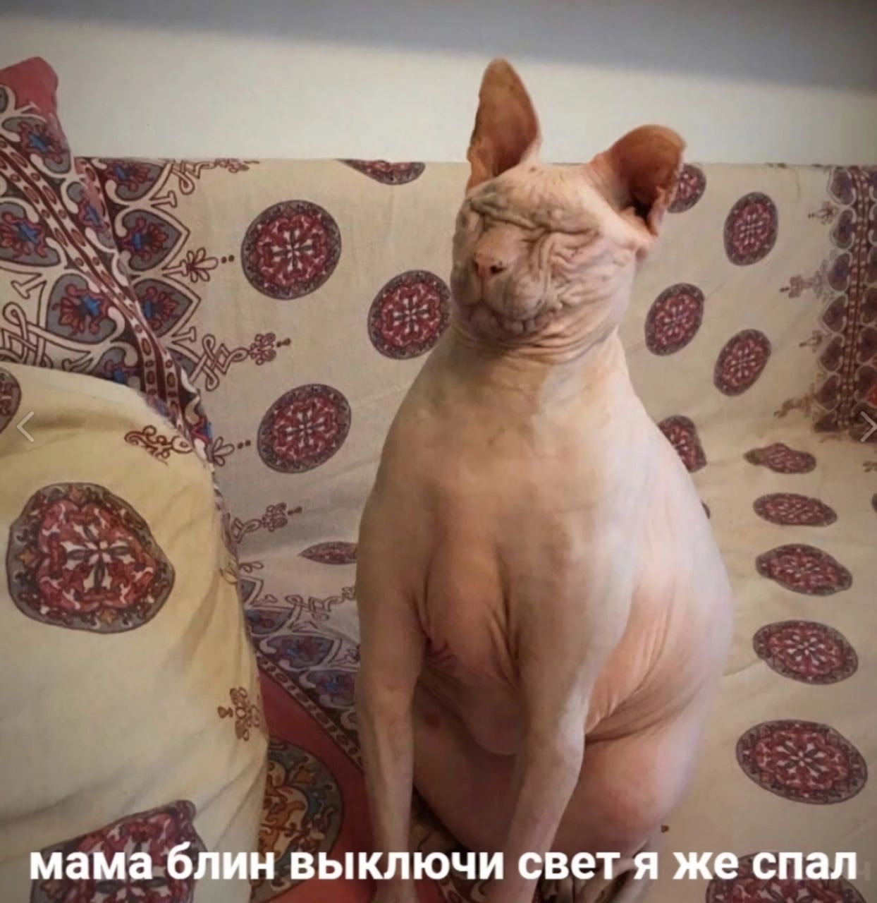 мама блин выключи свет я же спал