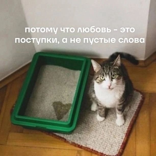 потому что любовь - это поступки, а не пустые слова