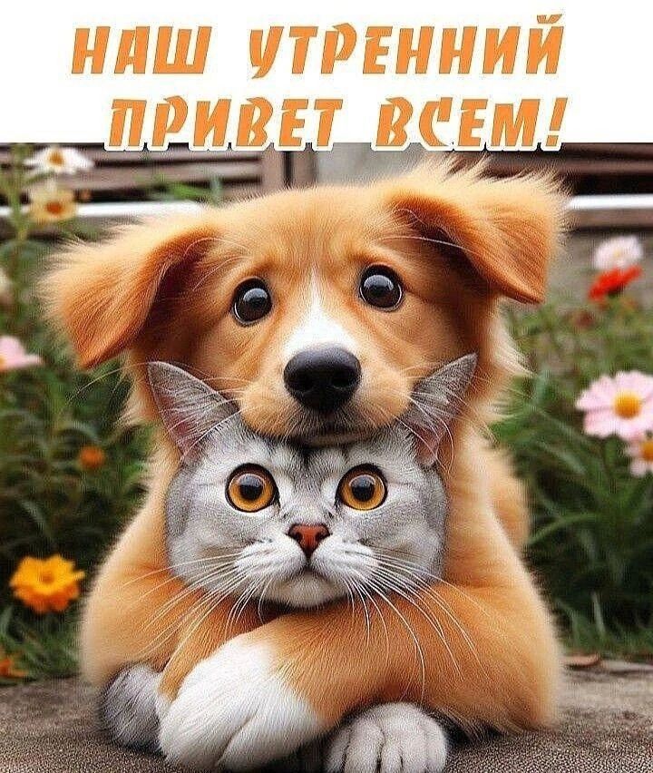 НАШ УТРЕННИЙ ПРИВЕТ ВСЕМ!