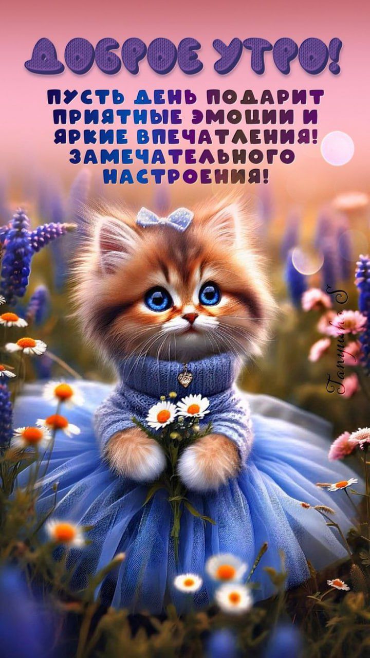 ДОБРОЕ УТРО! ПУСТЬ ДЕНЬ ПОДАРИТ ПРИЯТНЫЕ ЭМОЦИИ И ЯРКИЕ ВПЕЧАТЛЕНИЯ! ЗАМЕЧАТЕЛЬНОГО НАСТРОЕНИЯ!