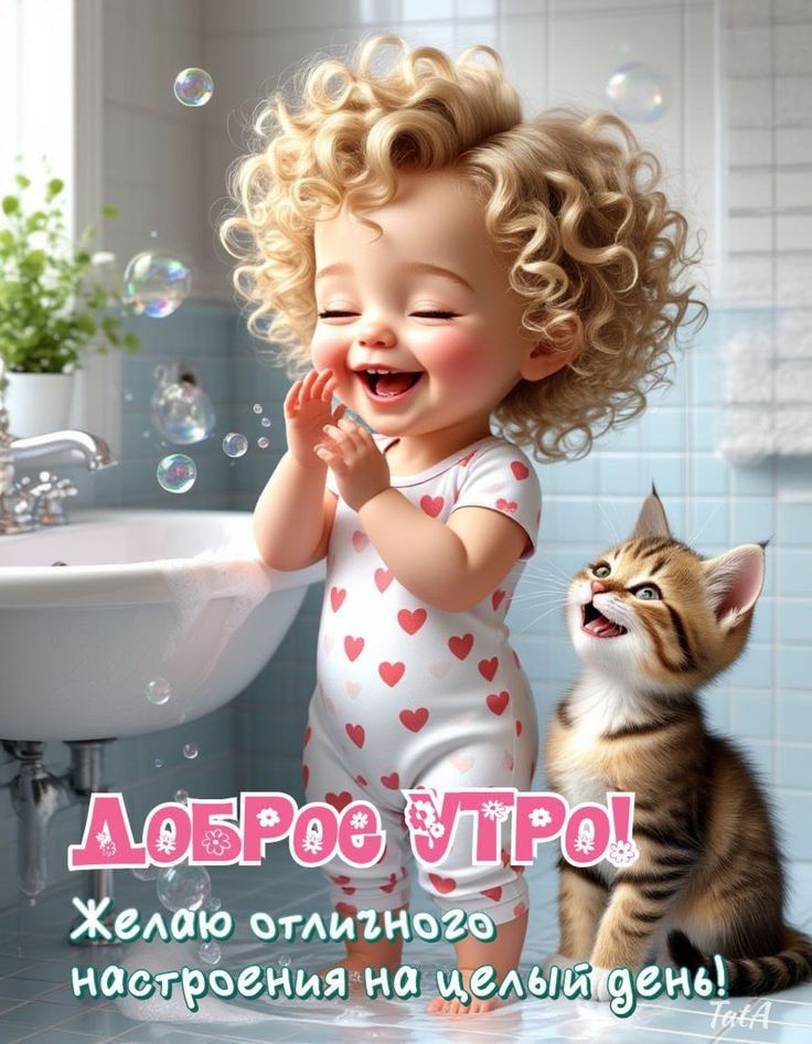 ДОБРОЕ УТРО! Желаю отличного настроения на целый день!