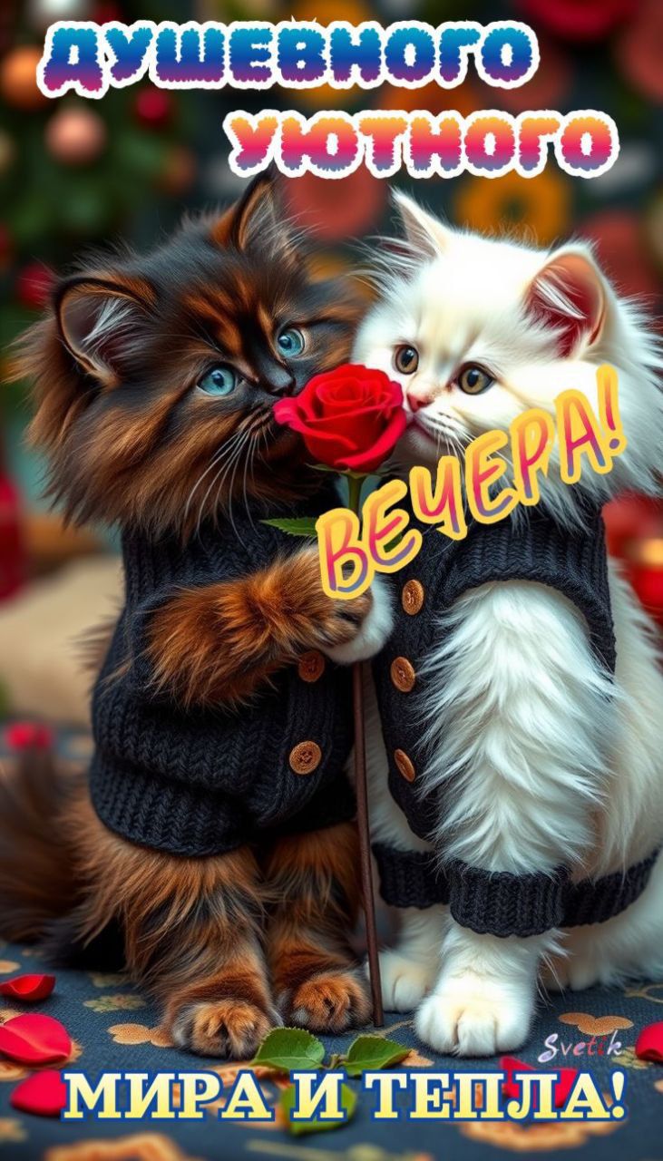 ДУШЕВНОГО УЮТНОГО ВЕЧЕРА! МИРА И ТЕПЛА!