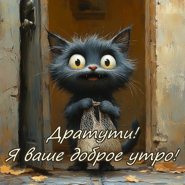 Дратути! Я ваше доброе утро!