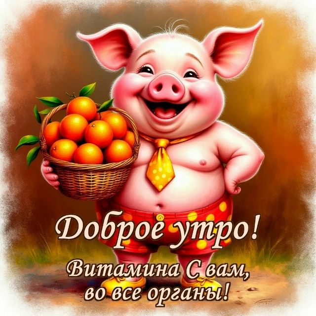 Доброе утро! Витамина С вам, во все органы!