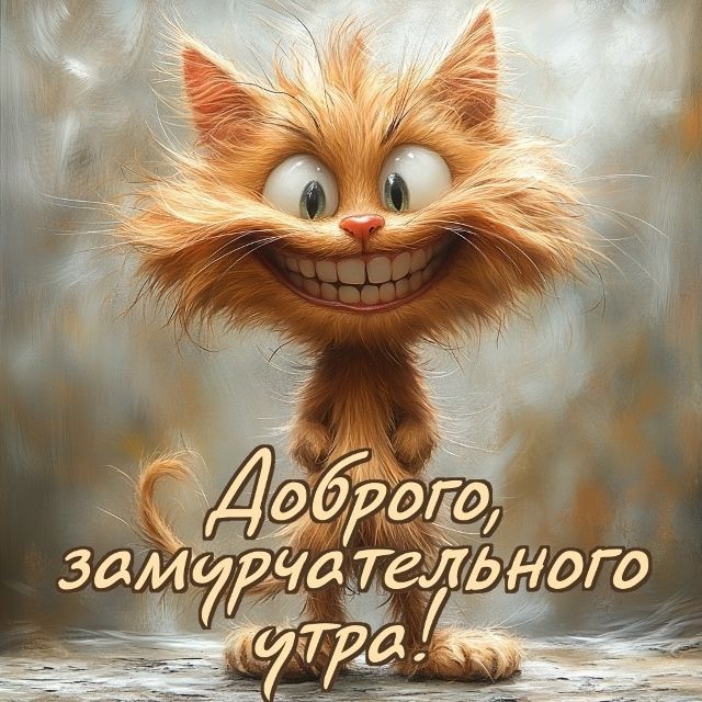 Доброе, замурчательного утра!