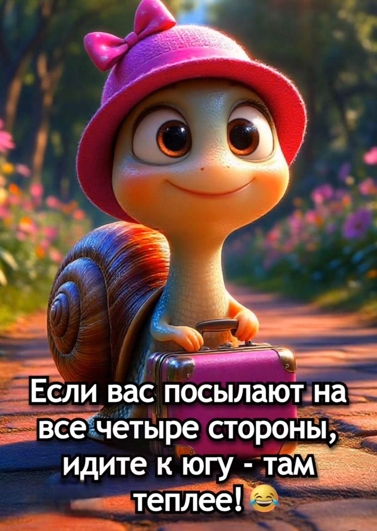 Если вас посылают на все четыре стороны, идите к югу - там теплее! 😂