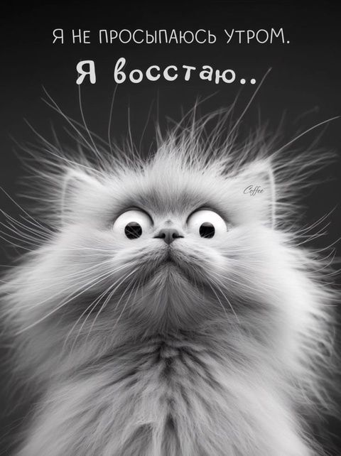 Я не просыпаюсь утром. Я восстаю..