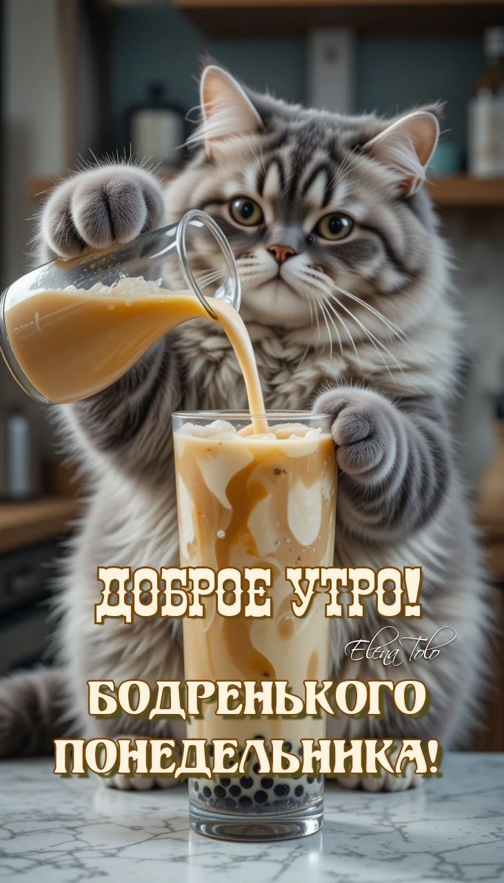 ДОБРОЕ УТРО! БОДРЕНЬКОГО ПОНЕДЕЛЬНИКА!