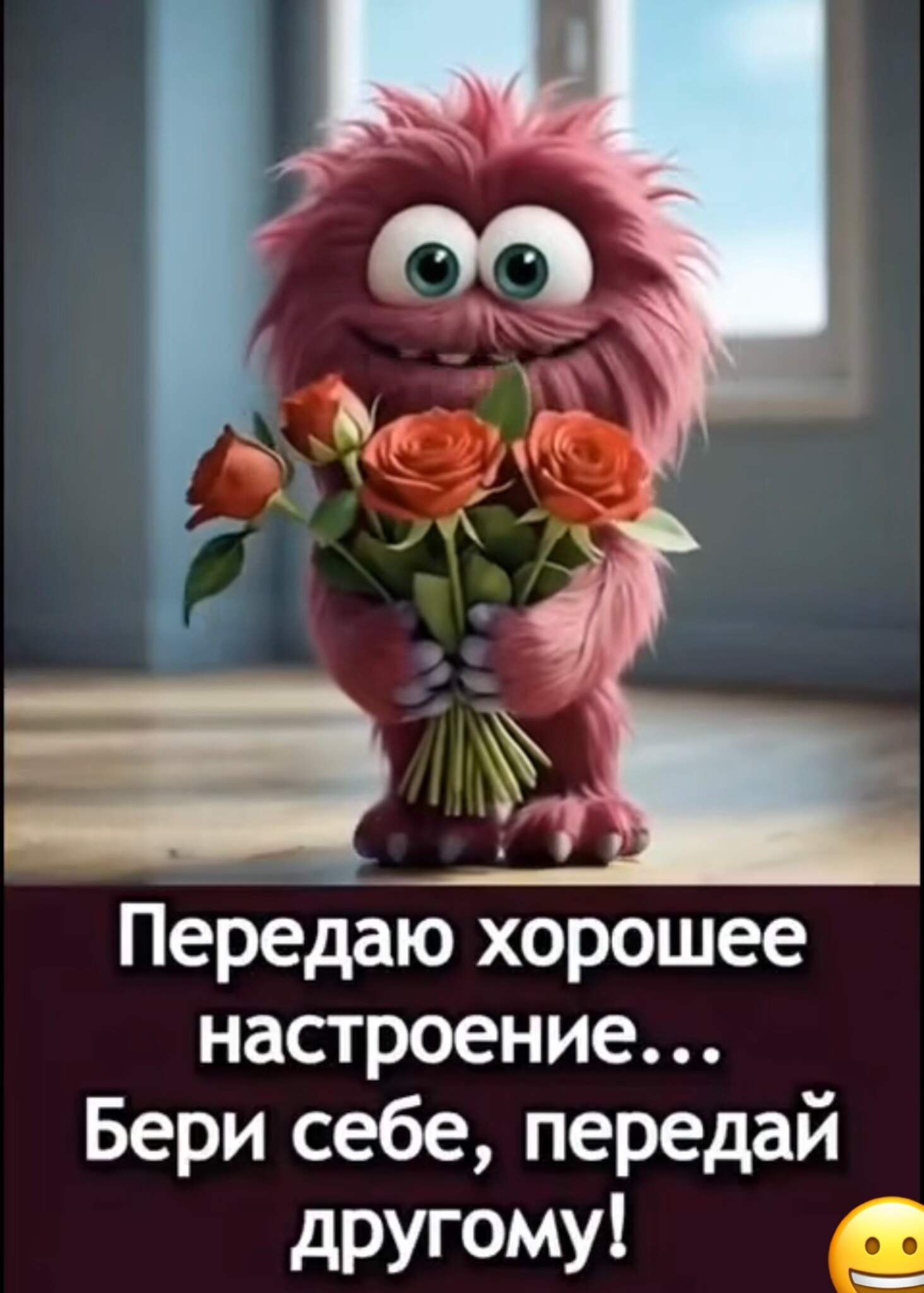 Передаю хорошее настроение... Бери себе, передай другому!