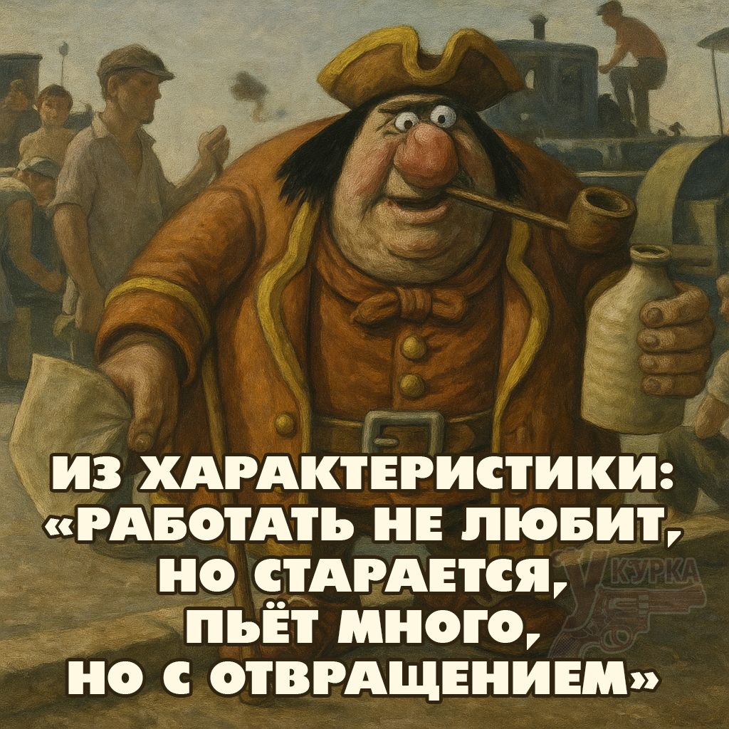 ИЗ ХАРАКТЕРИСТИКИ: «РАБОТАТЬ НЕ ЛЮБИТ, НО СТАРАЕТСЯ, ПЬЁТ МНОГО, НО С ОТВРАЩЕНИЕМ»