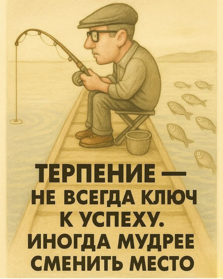 ТЕРПЕНИЕ — НЕ ВСЕГДА КЛЮЧ К УСПЕХУ. ИНОГДА МУДРЕЕ СМЕНИТЬ МЕСТО