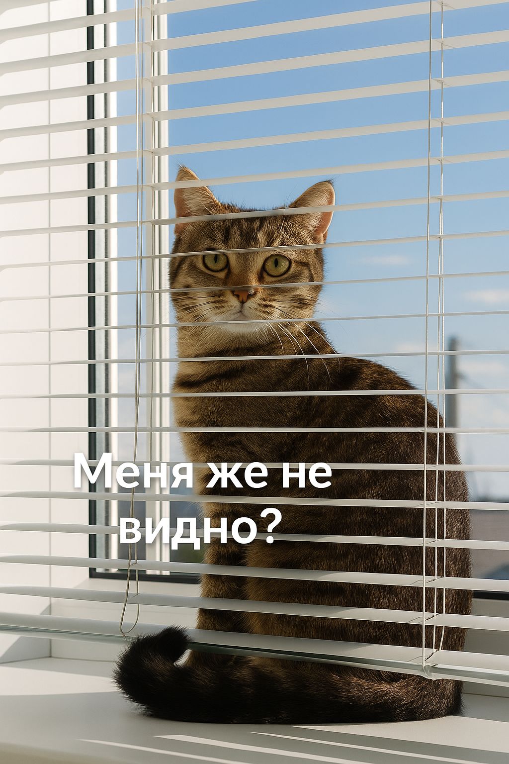 Меня же не видно?