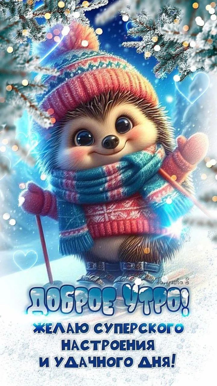 Доброе утро. Желаю суперского настроения и удачного дня!