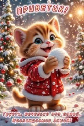 ПРИВЕТИКИ
Приветики! всё добро. Неповторимая зима?