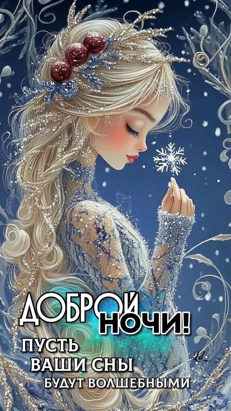 Доброй ночи! Пусть ваши сны будут волшебными