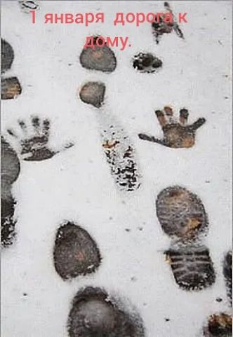 1 января дорога к дому.