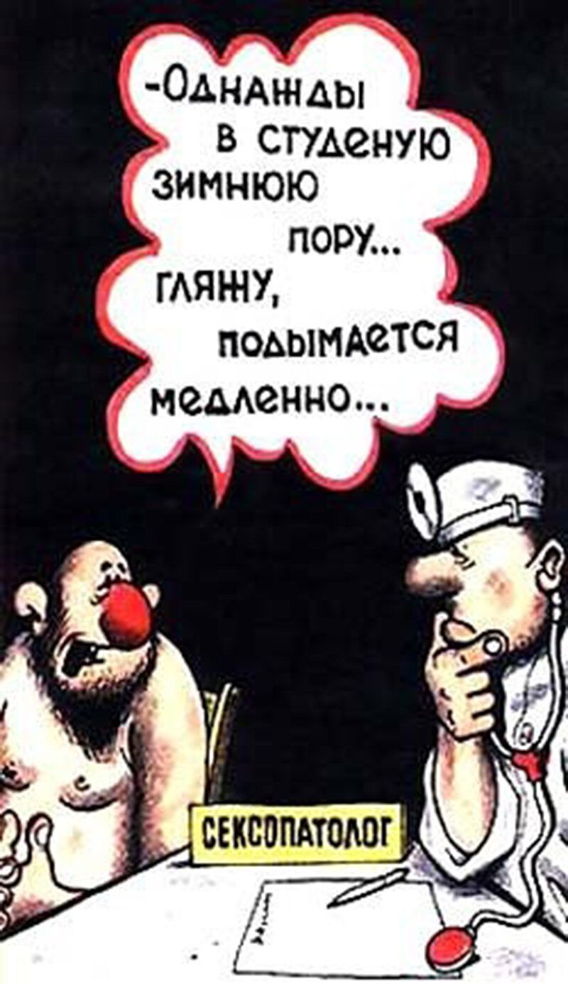 -Однажды в студёную зимнюю пору... гляжу, подывается медленно...