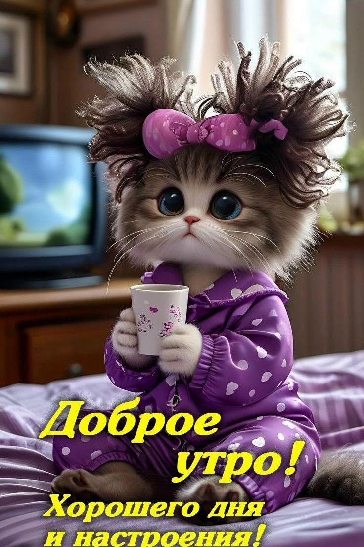 Доброе утро! Хорошего дня и настроения!