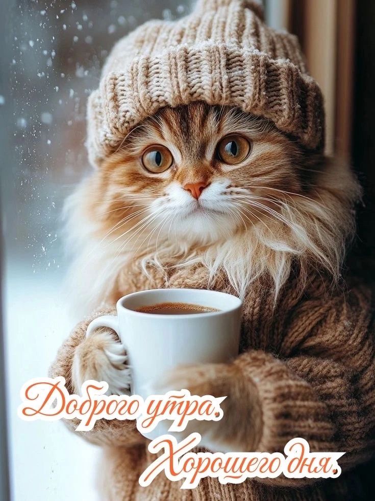 Доброе утро, Хорошего дня.