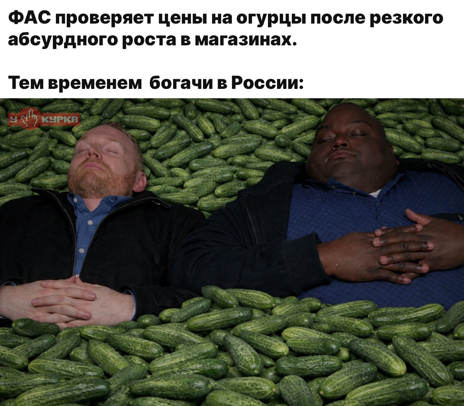 ФАС проверяет цены на огурцы после резкого абсурдного роста в магазинах.

Тем временем богачи в России: