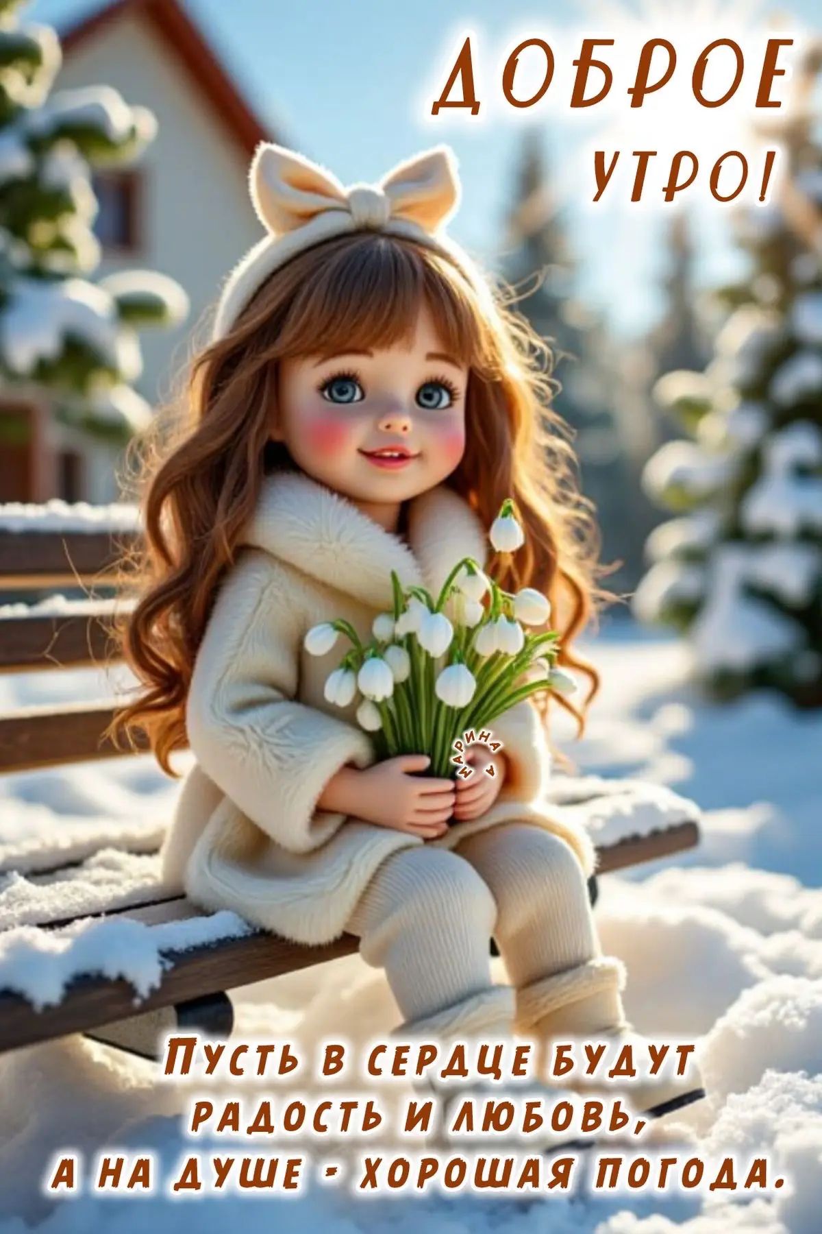 ДОБРОЕ УТРО! Пусть в сердце будут радость и любовь, а на душе - хорошая погода.