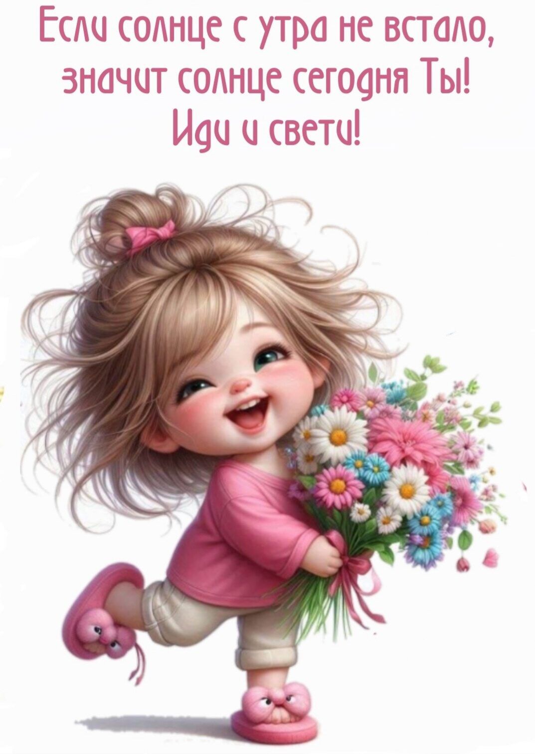 Если солнце с утра не встало, значит солнце сегодня Ты! Иди и светы!