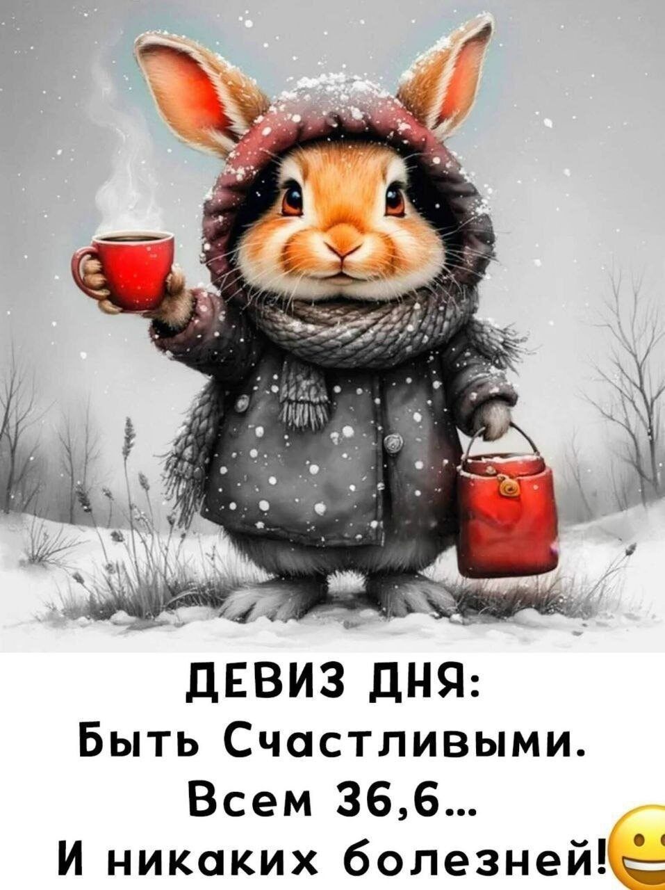 ДЕВИЗ ДНЯ: Быть Счастливыми. Всем 36,6... И никаких болезней!