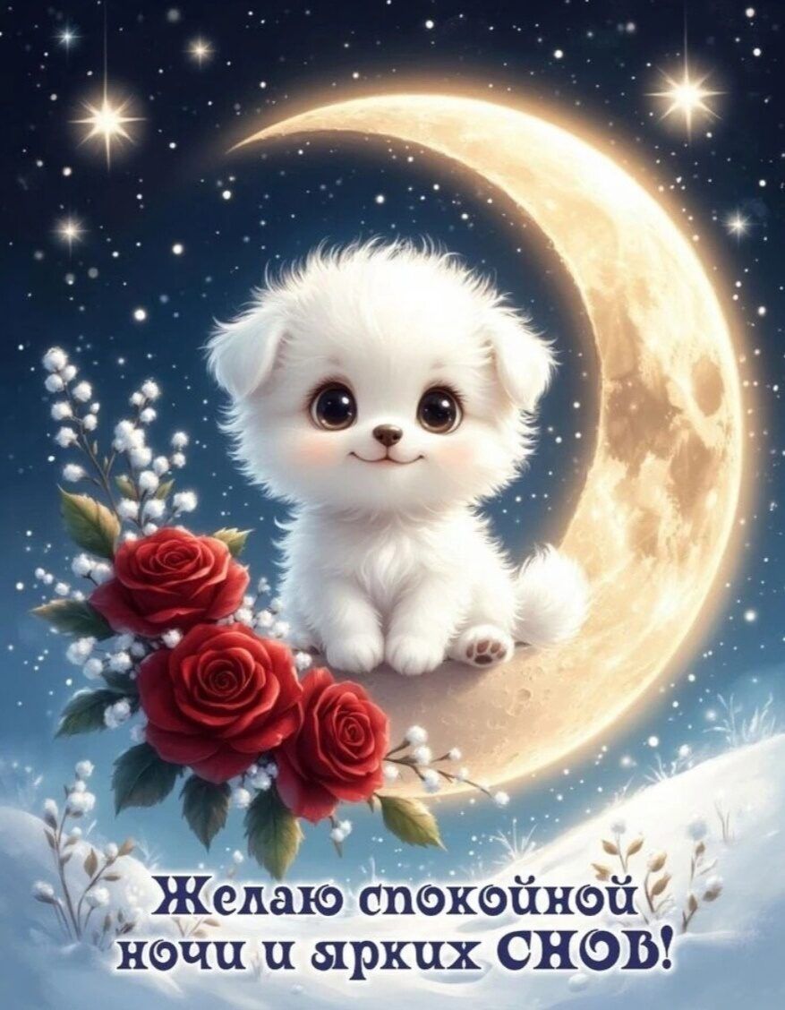 Желаю спокойной ночи и ярких снов!