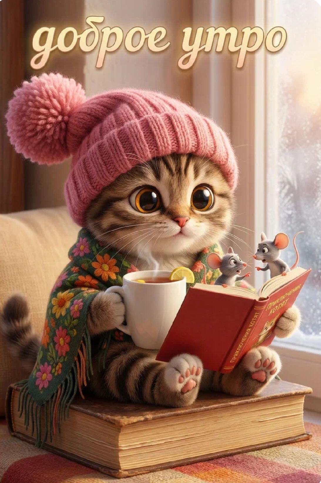 доброе утро. Приключения котят.