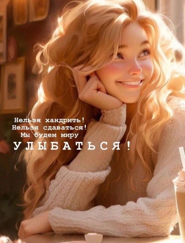 Нельзя хандрить! Нельзя сдаваться! Мы будем миру УЛЫБАТЬСЯ!