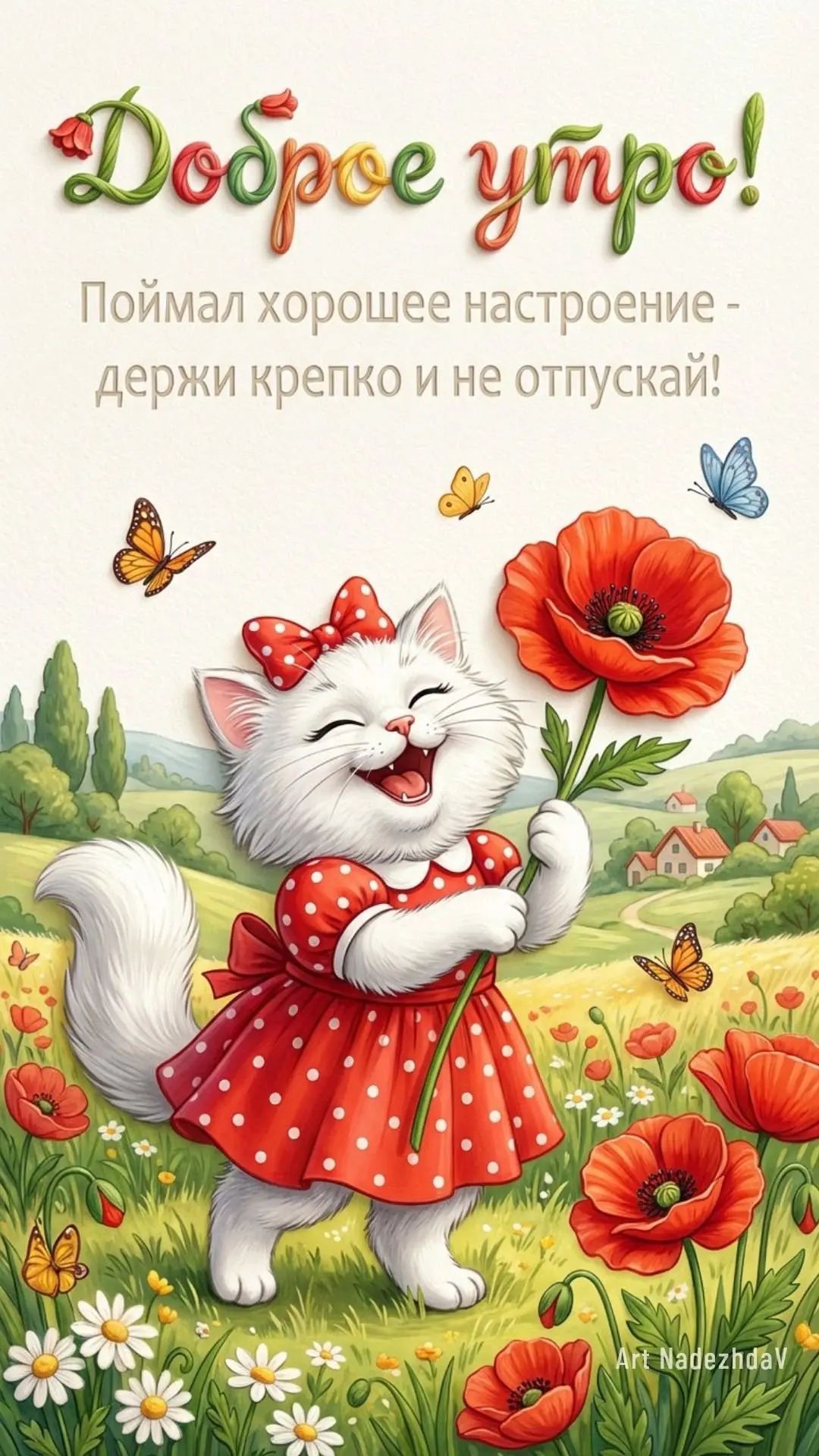 Доброе утро! Поймал хорошее настроение - держи крепко и не отпускай!