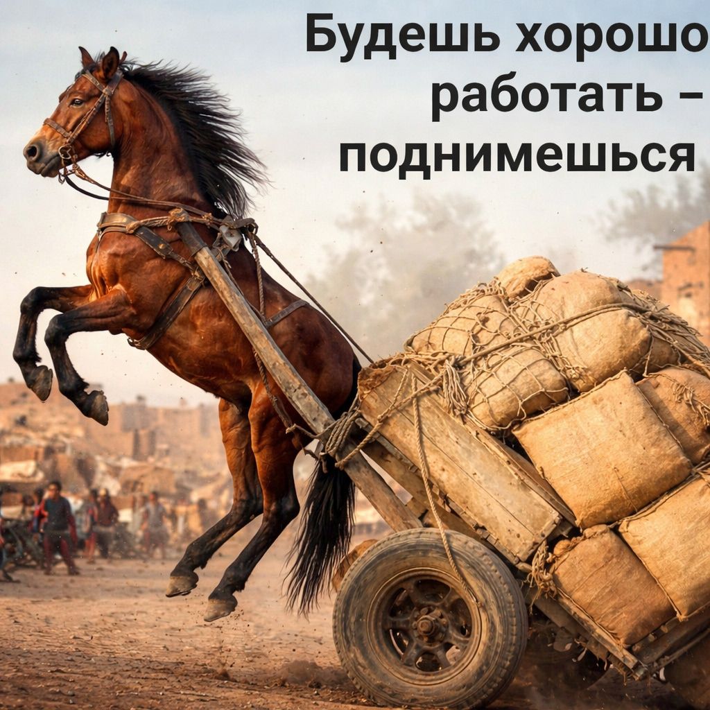 Будешь хорошо работать - поднимешься