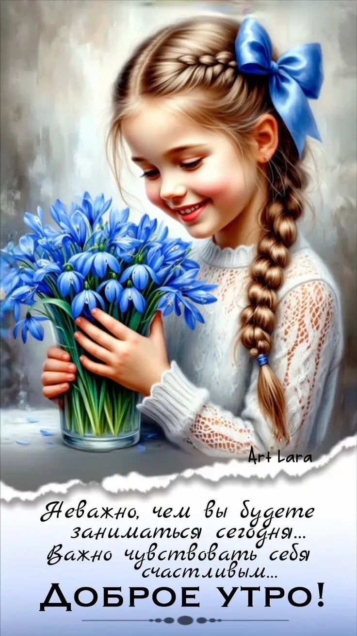 Неважно, чем вы будете заниматься сегодня... Важно чувствовать себя счастливым... ДОБРОЕ УТРО! Art Lara