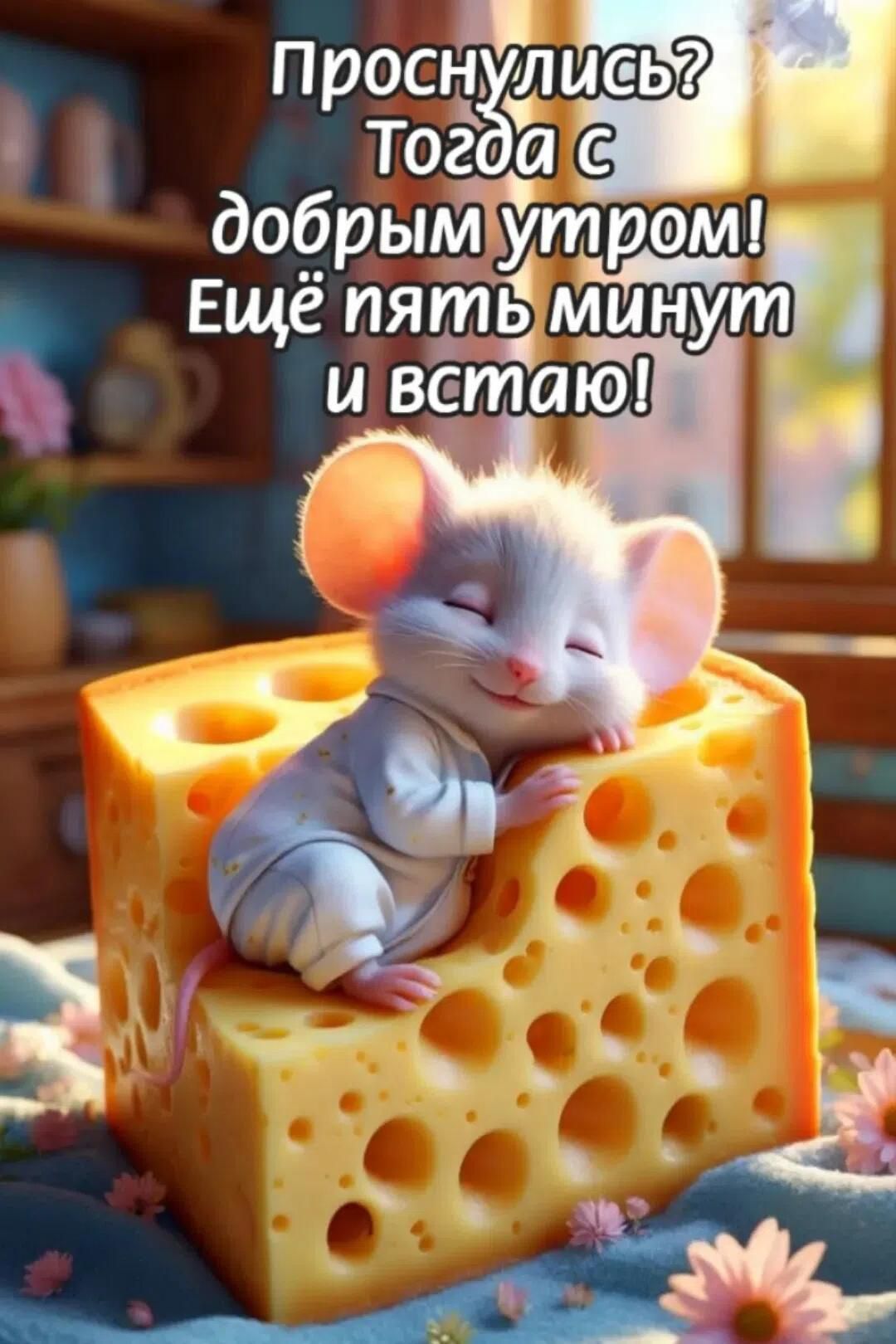 Проснулись? Тогда с добрым утром! Ещё пять минут и встаю!