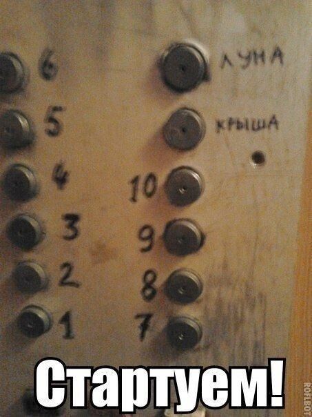 6 5 4 3 2 1 10 9 8 7 ЛУНА КРЫША Стартуем!