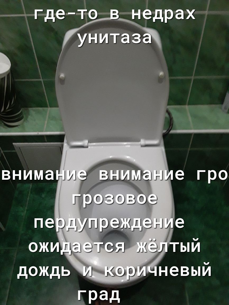 где то недрах унитазё